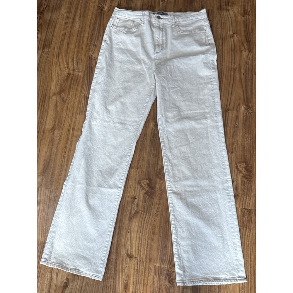 Joe's Jeans Women’s High Rise Flare BOHO beige denim size 33x33 Long‎ Inseam